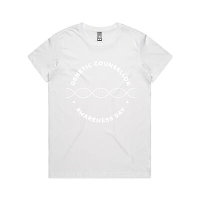 GCAD DNA white design - womens tee  Thumbnail