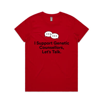 I support GCs speech bubble design - womens tee Thumbnail