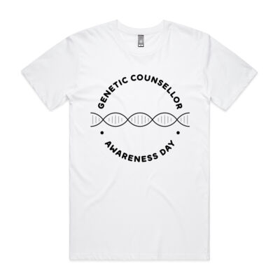 Men's tshirt black and white DNA design Thumbnail